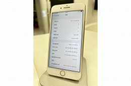 Nagyon szép iPhone 8 Plus 256GB Gold Független 100%-os akku 3 Hó Bolti Gar!