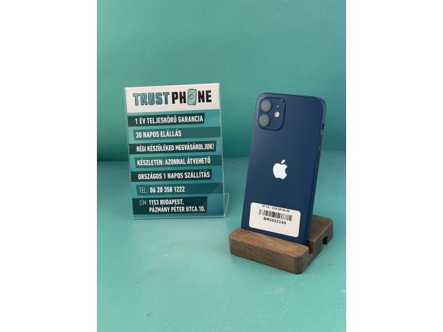 !! 1 ÉV GARANCIA !! iPhone 12 Blue 128 GB – BM2022140 – 100% AKKU