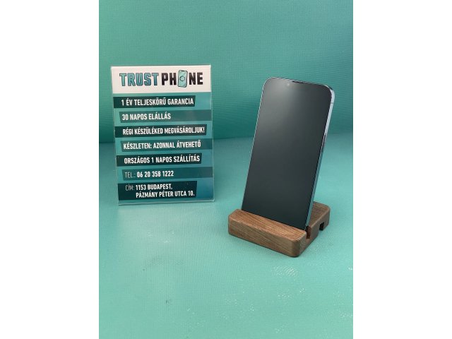 !! 1 ÉV GARANCIA !! iPhone 13 Pro Blue 256 GB – MD1252 – 100% AKKU