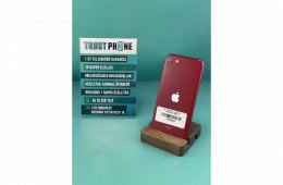 !! 1 ÉV GARANCIA !! iPhone SE (2022) PRODUCT RED 128 GB – TRU004 – 100% AKKU