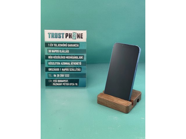 !! 1 ÉV GARANCIA !! iPhone 13 Mini Blue 256 GB – TRU057 – 100% AKKU