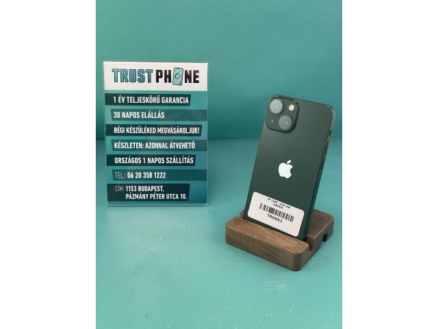 !! 1 ÉV GARANCIA !! iPhone 13 Mini Green 256 GB – TRU063 – 90% AKKU