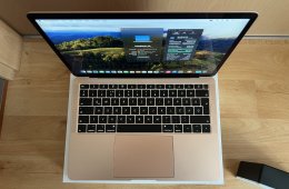 2019 Retina MacBook Air 13 / i5 1.6GHz / 8GB / 128GB SSD / Magyar / Gold