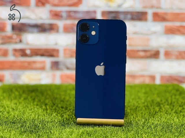 iPhone 12 Mini 64 GB Pacific Blue 100% aksi szép állapotú - 12 HÓ GARANCIA - 605