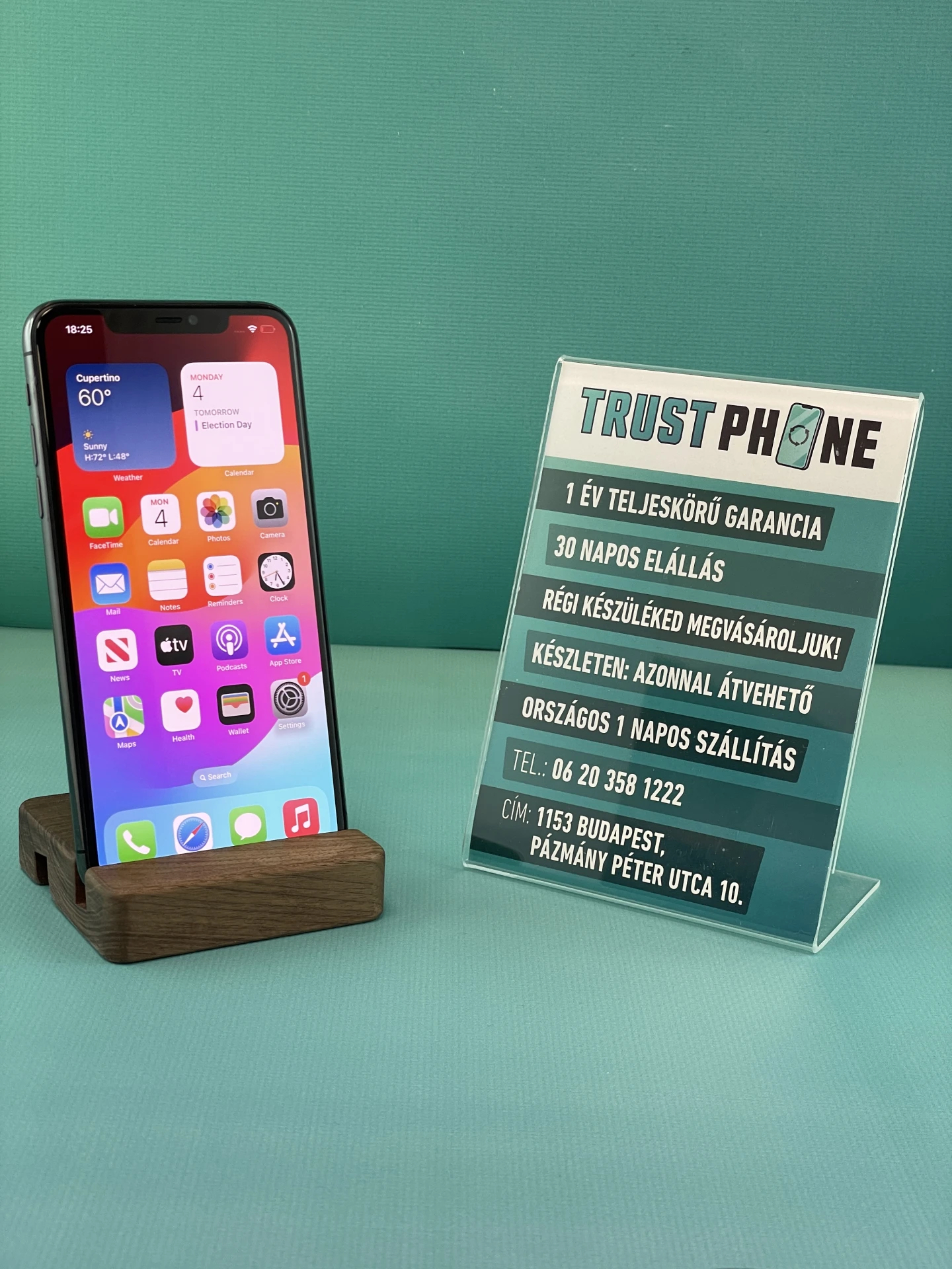 !! 1 ÉV GARANCIA !! iPhone 11 Pro Max Space Gray 256 GB – BM434 – 100% AKKU