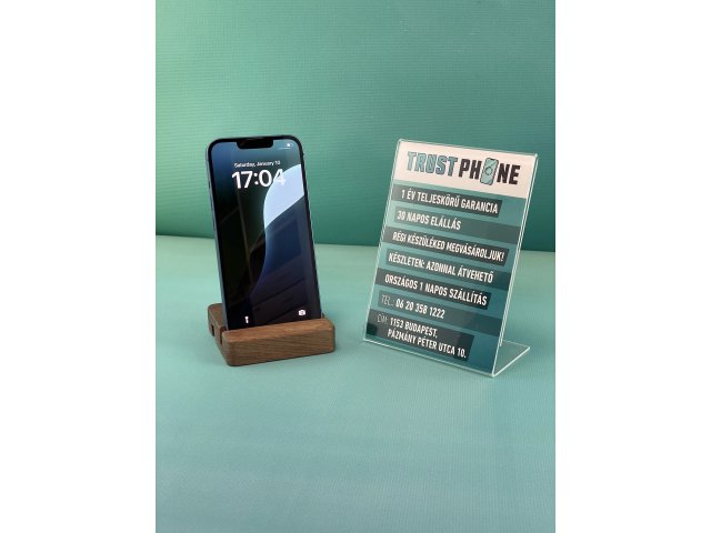 !! 1 ÉV GARANCIA !! iPhone 13 Blue 128 GB – TRU106 – 100% AKKU