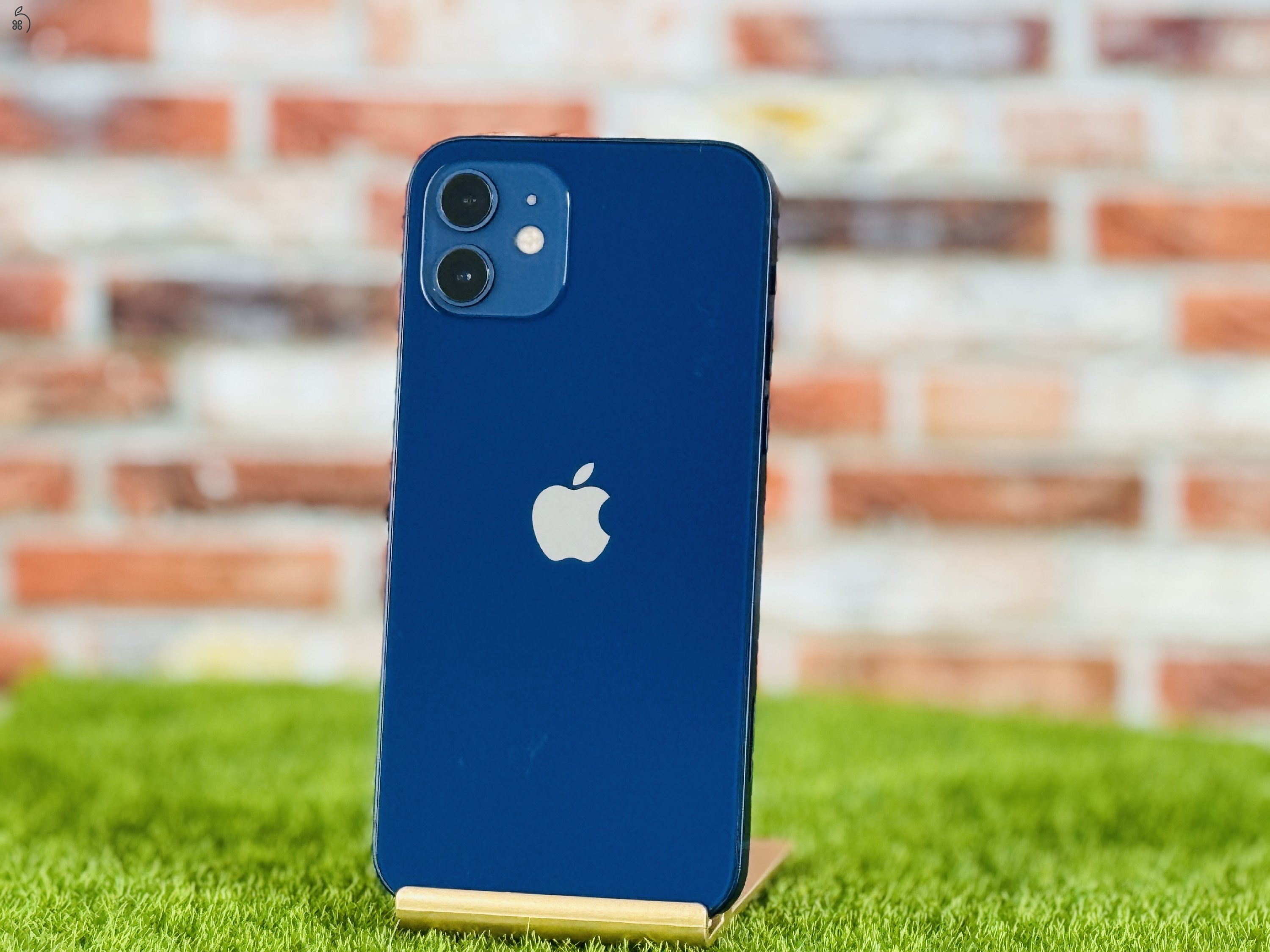 iPhone 12 64 GB Blue 100% akku szép állapotú - 12 HÓ GARANCIA - 015