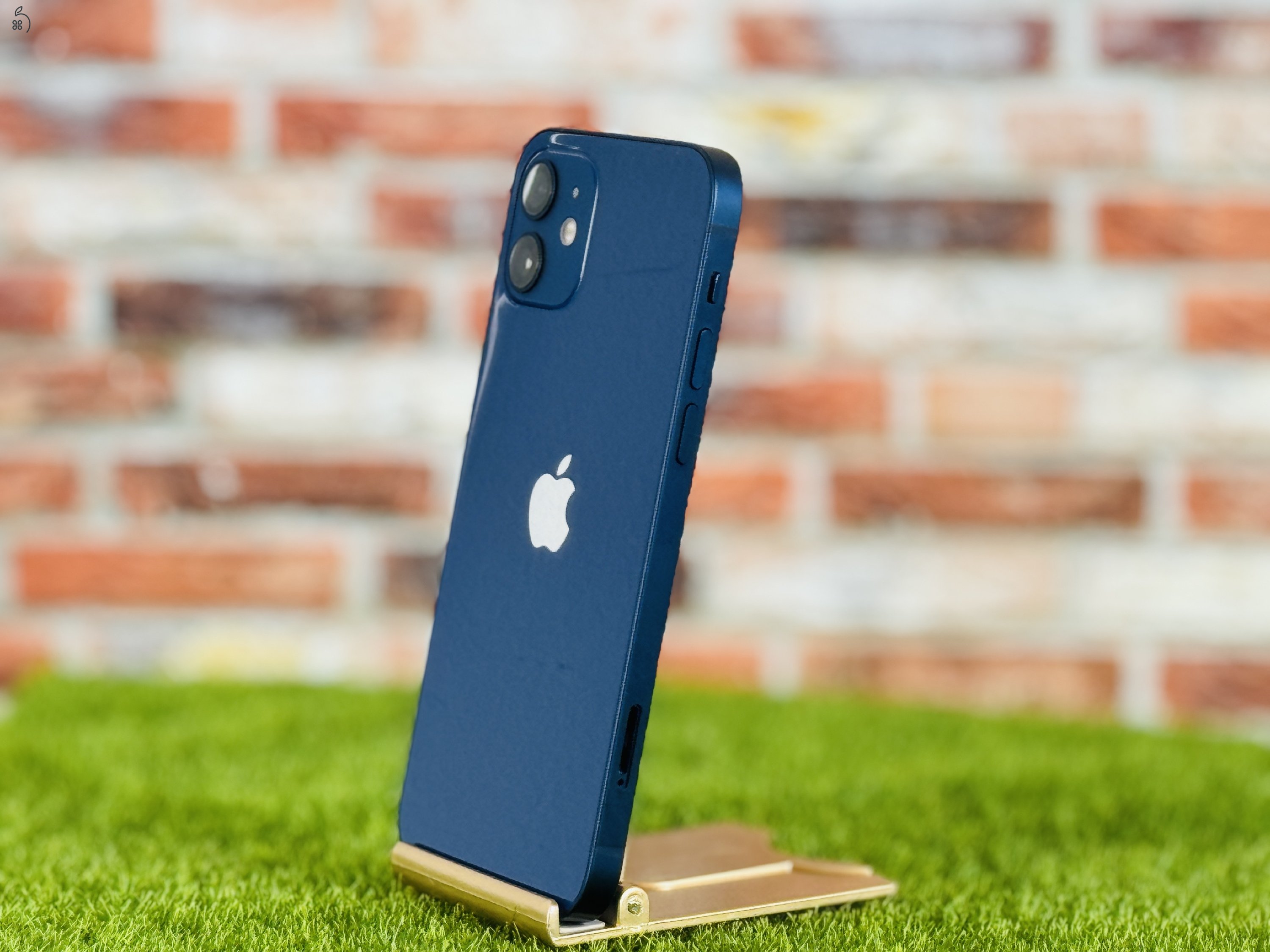 iPhone 12 64 GB Blue 100% akku szép állapotú - 12 HÓ GARANCIA - 015