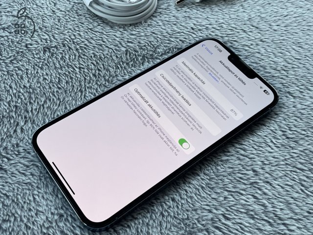 iPhone 13 Pro Max 128GB Gyári Független - Sierra Blue, nagyon szép állapotú mobiltelefon