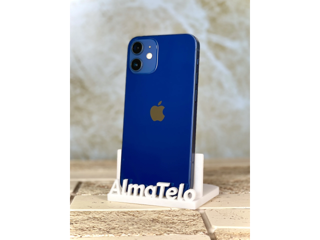 iPhone 12 Mini 64 GB Blue 100% akku szép állapotú - 12 HÓ GARANCIA