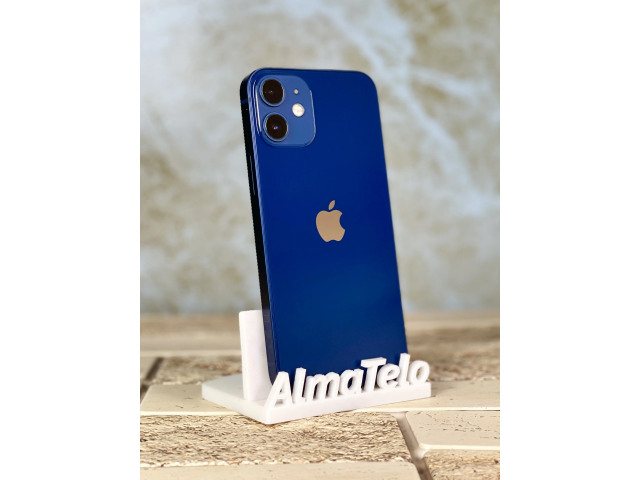 iPhone 12 Mini 64 GB Blue 100% akku szép állapotú - 12 HÓ GARANCIA