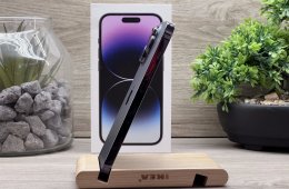 Hibátlan iPhone 14 Pro Deep Purple 128GB 1 ÉV Garanciával Számlával 93% Akksi