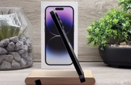 Hibátlan iPhone 14 Pro Deep Purple 128GB 1 ÉV Garanciával Számlával 93% Akksi