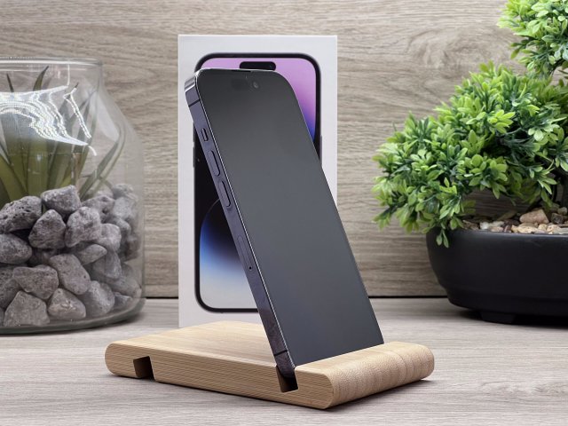 Hibátlan iPhone 14 Pro Deep Purple 128GB 1 ÉV Garanciával Számlával 93% Akksi