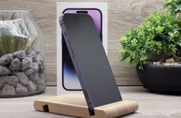 Hibátlan iPhone 14 Pro Deep Purple 128GB 1 ÉV Garanciával Számlával 93% Akksi