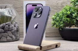 Hibátlan iPhone 14 Pro Deep Purple 256GB 1 ÉV Garanciával Számlával 96% Akksi