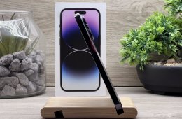 Hibátlan iPhone 14 Pro Deep Purple 256GB 1 ÉV Garanciával Számlával 96% Akksi