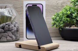 Hibátlan iPhone 14 Pro Deep Purple 256GB 1 ÉV Garanciával Számlával 96% Akksi