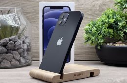 iPhone 12 Black 64GB 1 ÉV Garanciával Számlával 93% Akksi