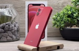 iPhone 12 Red 64GB 1 ÉV Garanciával Számlával 93% Akksi