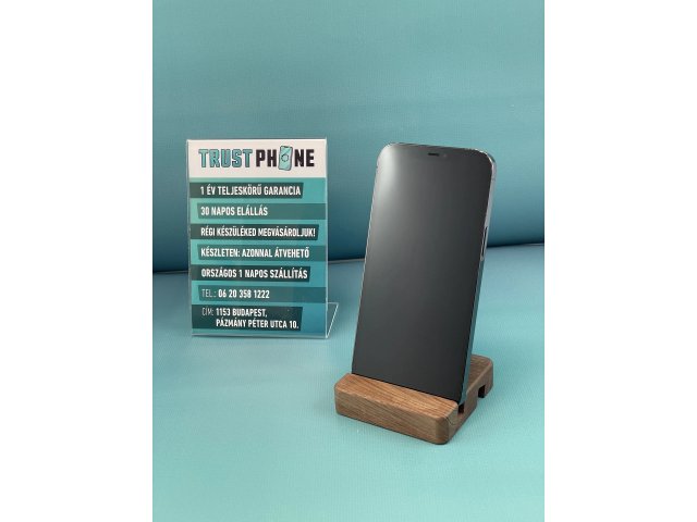 !! 1 ÉV GARANCIA !! ! AKCIÓ ! iPhone 12 Pro Max Pacific Blue 128 GB – BM20565 – 100% AKKU