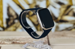 Apple Watch Series 7 ST 45mm Wifi+Cell A2478 Stainless Steel Silver ST szép állapotú - 12 HÓ GARANCIA