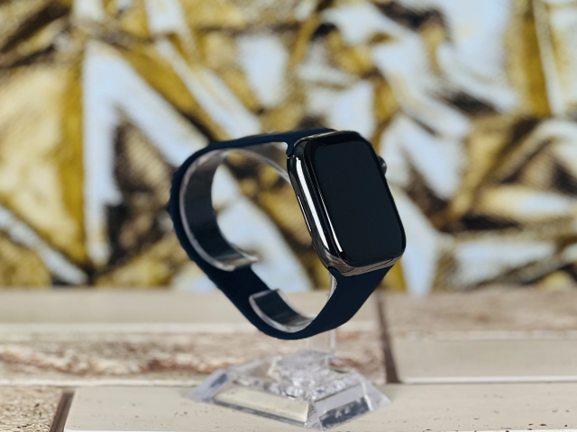 Apple Watch Series 7 ST 45mm Wifi+Cell A2478 Stainless Steel Graphite ST szép állapotú - 12 HÓ GARANCIA