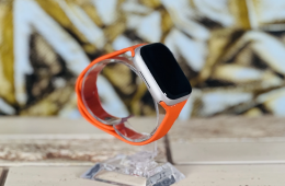 Apple Watch Series 7 S7 41mm GPS A2473 Aluminium Starlight szép állapotú - 12 HÓ GARANCIA