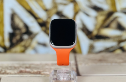 Apple Watch Series 7 S7 41mm GPS A2473 Aluminium Starlight szép állapotú - 12 HÓ GARANCIA