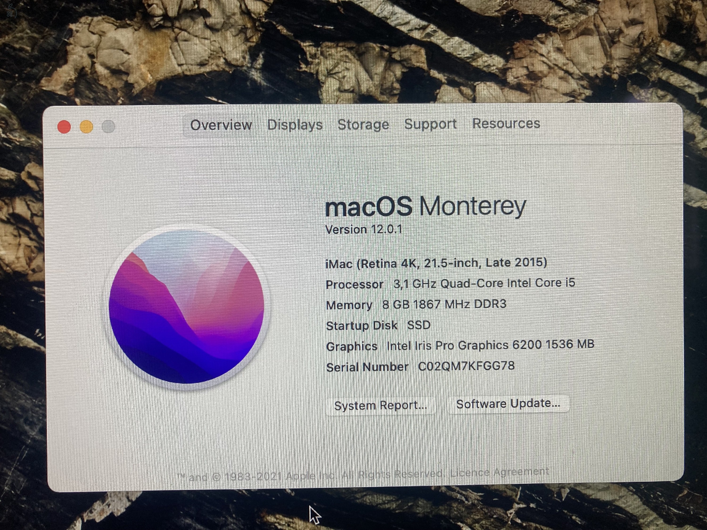 iMac Late 2015 Retina 4k 21”5