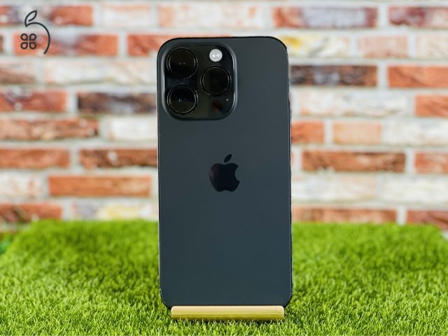 iPhone 14 Pro 128 GB Space Black 100% akku szép állapotú - 12 HÓ GARANCIA - 001