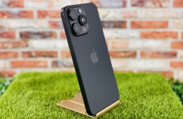 iPhone 15 Pro 128 GB Black Titanium 100% akku szép állapotú - 12 HÓ GARANCIA - 001