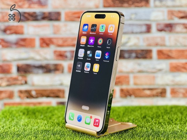 iPhone 14 Pro Max 256 GB Gold szép állapotú - 12 HÓ GARANCIA - 080