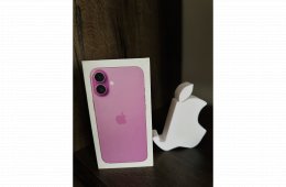 ÚJ, bontatlan iPhone 16 PLUS 128GB pink KÁRTYAFÜGGETLEN! 1 év Apple garancia!