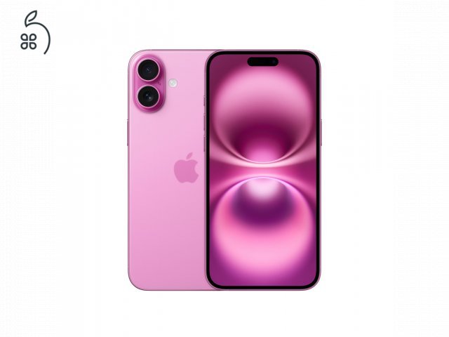 ÚJ, bontatlan iPhone 16 PLUS 128GB pink KÁRTYAFÜGGETLEN! 1 év Apple garancia!