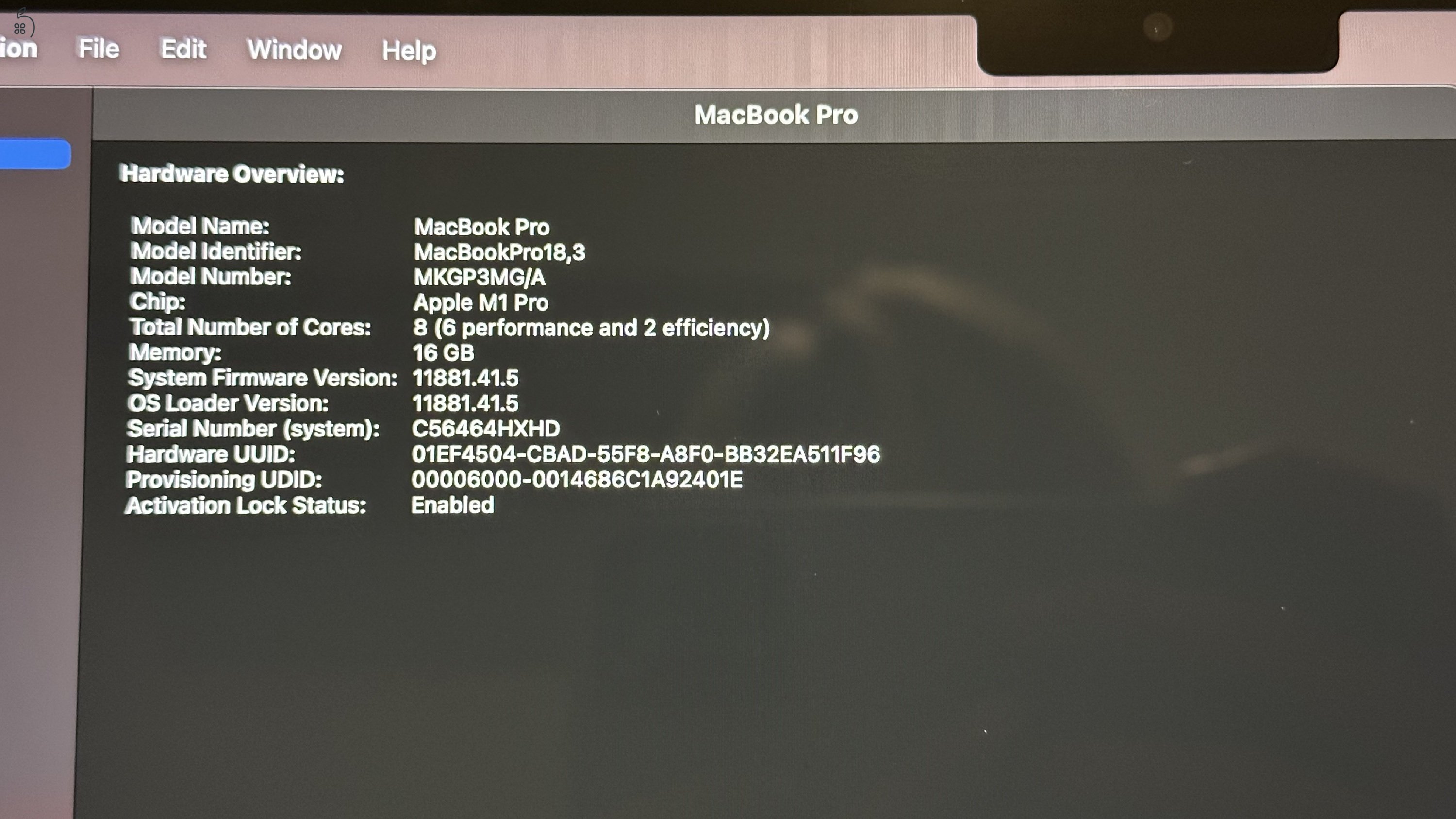 2021 M1 Pro MacBook Pro 14