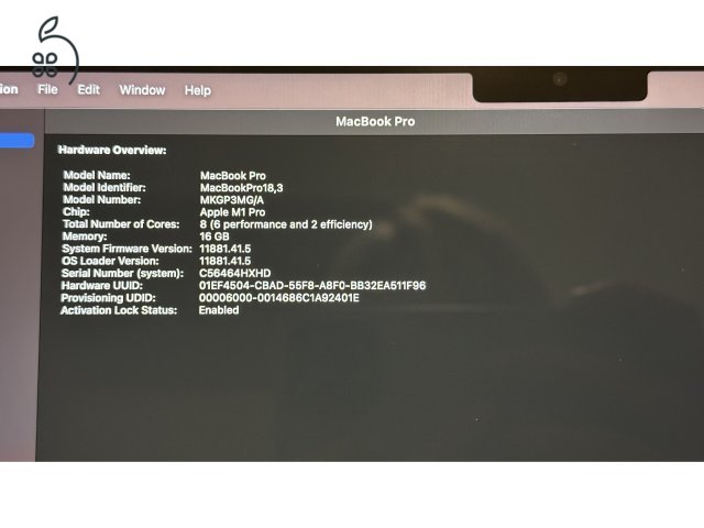 2021 M1 Pro MacBook Pro 14