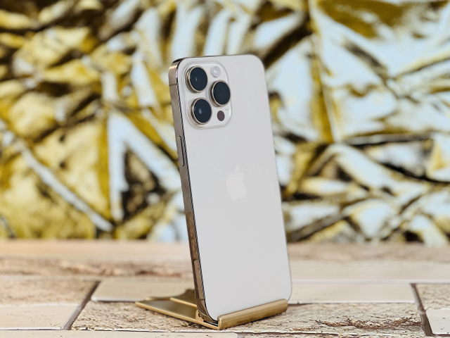 iPhone 14 Pro Max 256 GB Gold szép állapotú - 12 HÓ GARANCIA