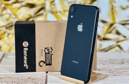 Felújított Renewd iPhone XR 64 GB Black 100% akku szép állapotú - 12 HÓ GARANCIA