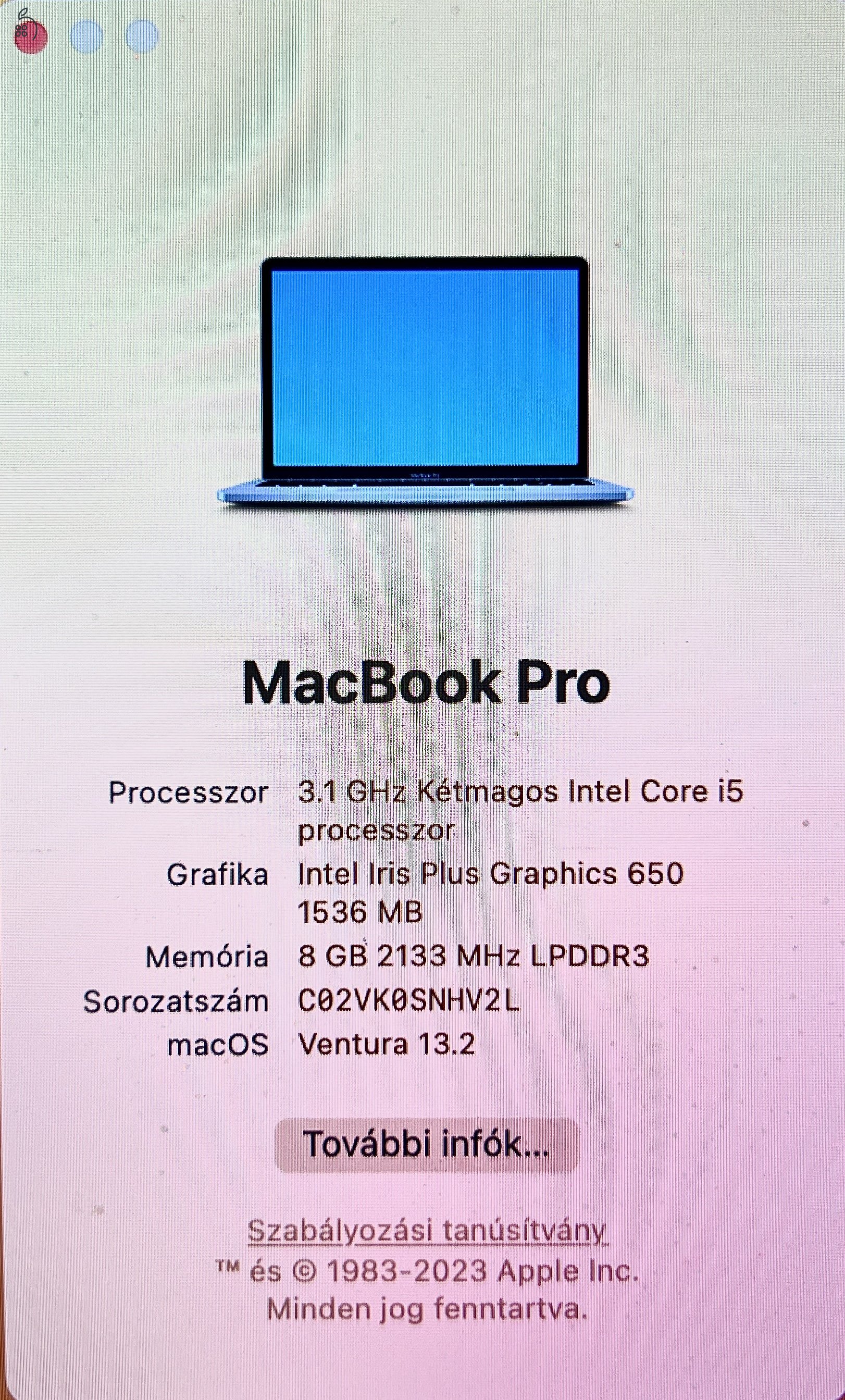 Apple Macbook PRO 2017 13