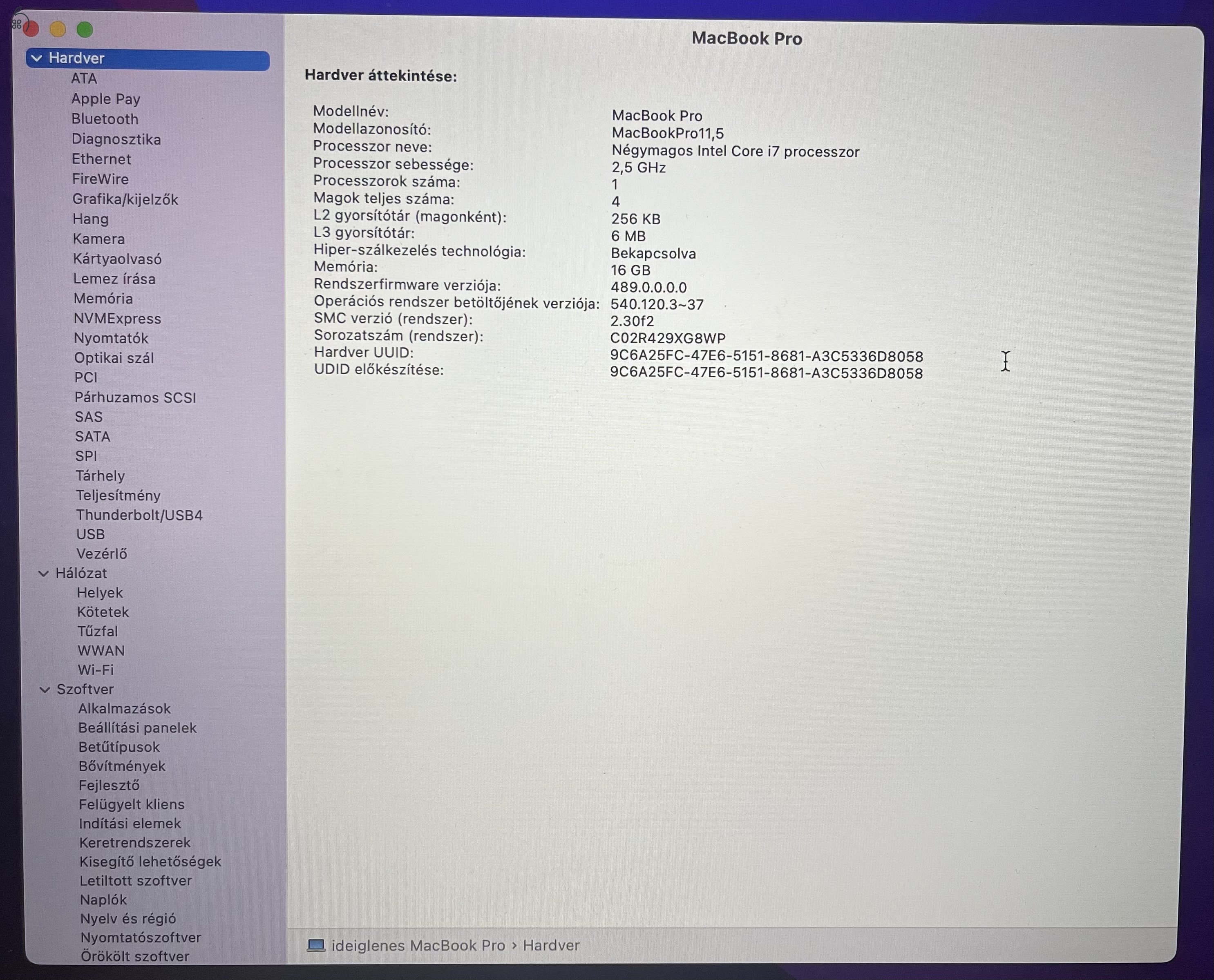 MacBook Pro 2015mid, i7, 16gb, 512gb ssd