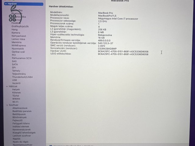 MacBook Pro 2015mid, i7, 16gb, 512gb ssd