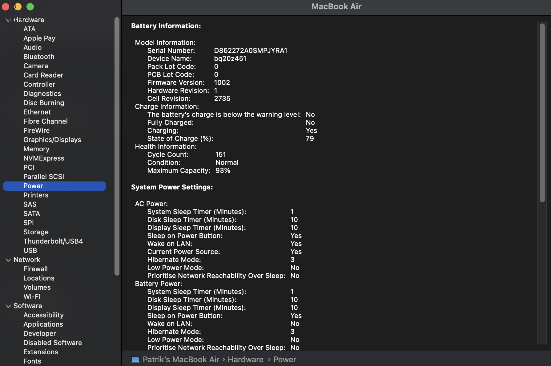 Macbook Air M1 alapmodell