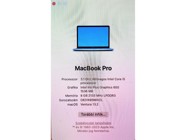 Apple Macbook PRO 2017 13