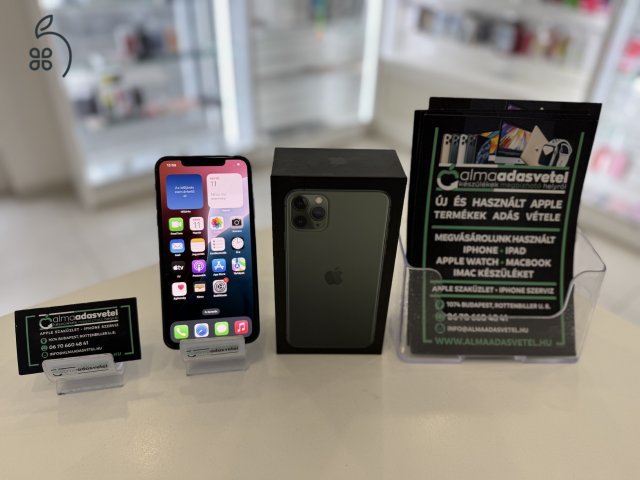 iPhone 11 Pro Max 64GB Vodafone Használt/1-3 hónap gar./Akku 100%/p3804