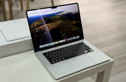 MacBook Air 2024 15 M3 256GB 1 ÉV Garanciával Számlával Aksi 100%