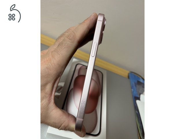 iPhone 15 128GB Makulátlan! Apple garancia! Akku 100%! 