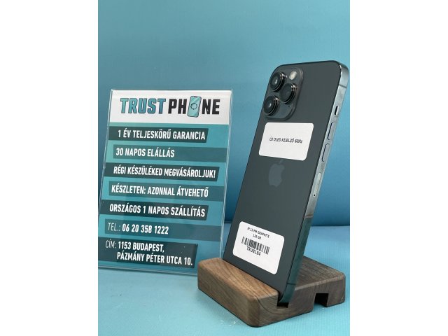 !! 1 ÉV GARANCIA !! iPhone 13 Pro Max Graphite 128 GB – TRU8184 – 96% AKKU