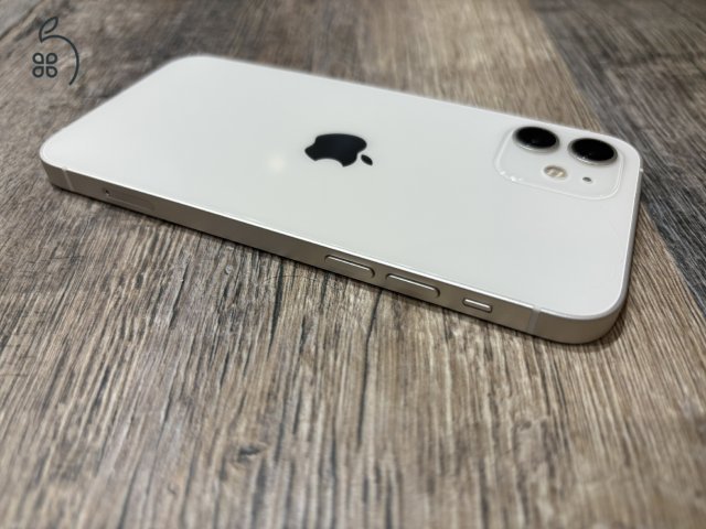 iPhone 12 64GB fehér, nagyon szép állapot, 86% akku