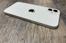 iPhone 12 64GB fehér, nagyon szép állapot, 86% akku